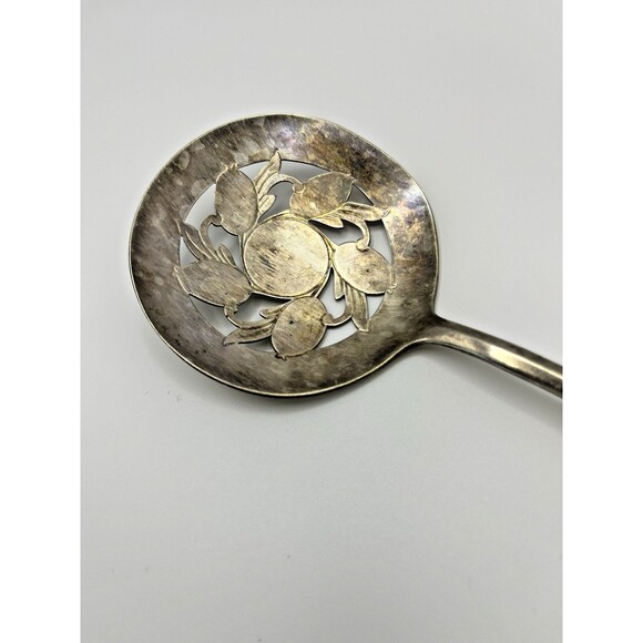 Vintage WM Rogers Mfg. Co Original Rogers Tomato Serving Spoon Silver Plate 7.5" - Picture 4 of 6